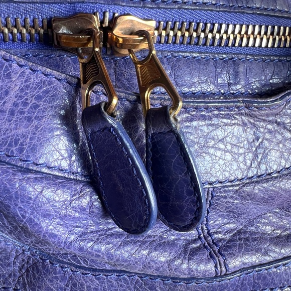 Price Firm - Authentic Balenciaga Giant Part Time in Bleu Lavande Lambskin - Picture 6 of 16